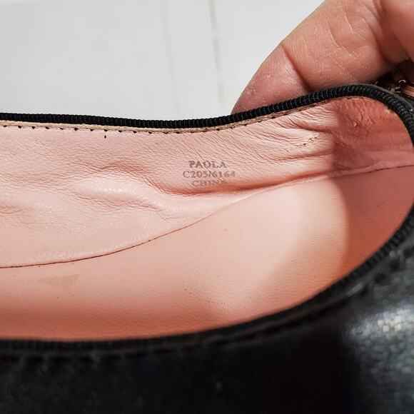 Taryn Rose Paola Soft Leather Cap Toe Ballerina Pumps 6 - Picture 6 of 11